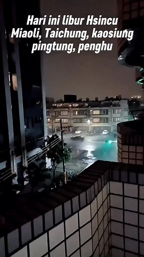 Topan, sebagian besar hari ini libur di Taiwan | BMI Taiwan