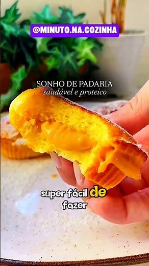 Sonho de padaria ! 😋😋 #fitness #receitas #doces #receita #sonhos