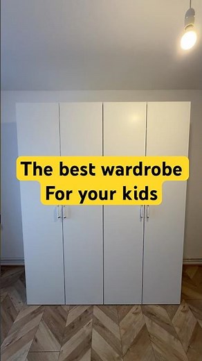 IKEA LASTARE wardrobe is literally perfect for kids #IKEAWardrobe #KidsRoomldeas#SmallBedroom