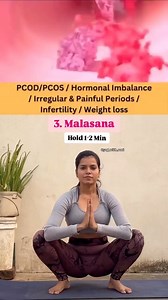🌸 Empower Your Hormones with Yoga! 🌸Struggling with PCOD, period pain, or irregular cycles? Yoga can be your best friend! 🌿 These simple yet effective poses help balance hormones, ease discomfort, and boost fertility naturally. 🧘‍♀️ Prioritize your well-being and embrace the power of yoga to reclaim your health. 💖 Stay tuned for more women-focused wellness tips and exercises—your journey to a healthier you starts here. . . . (Yoga, women yoga, wellness, fitness, weight loss, pcod, pcos, hor