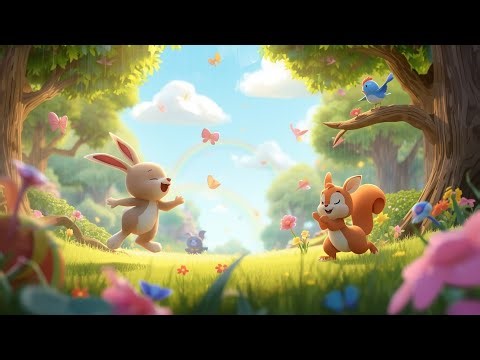 அணிலும் முயலும் 🌦️ | Tamil Kids Moral Song | Rain Story Animation”