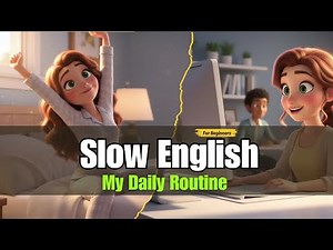 My Daily Routine | Slow English Paractice | Listening & Speaking Practice for Beginners