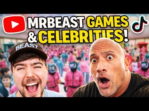 MrBeast Games Compilation | Celebrities React to Viral Moments