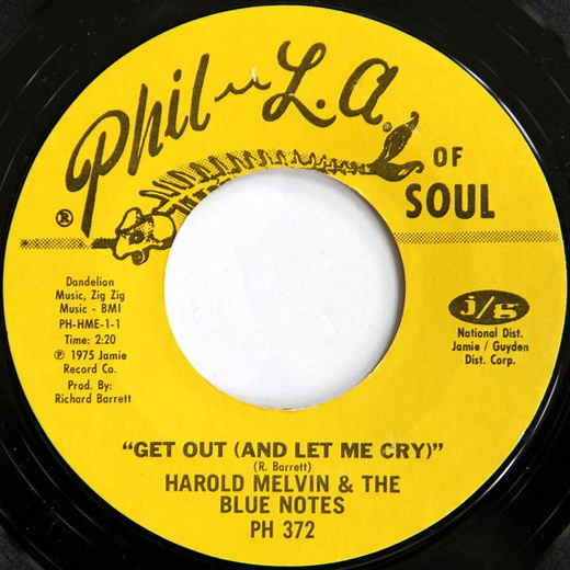 Harold Melvin & The Blue Notes - Get Out (And Let Me Cry)