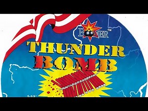 Thunder Bomb Firecrackers 1000 Strip Roll By Boomer