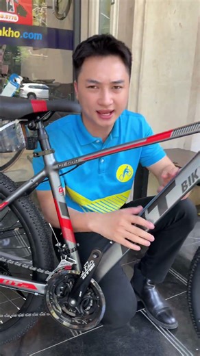 Xe đạp đia hình MTB QT Bike dưới 6 triệu phanh dầu Shimano