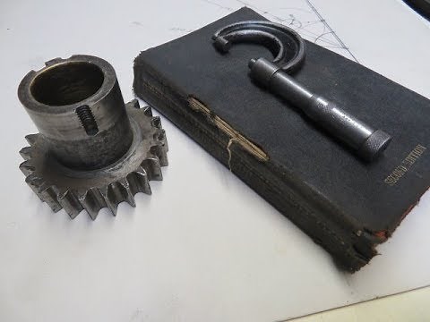 OLD STEAM POWERED MACHINE SHOP 46 Making a gear for one of those horseless wagons