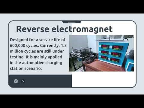 DC 24 V Reverse electromagnet endurance test