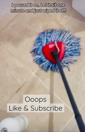 Best cleaning way to clean tile floors !!