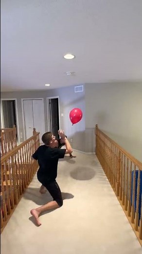 Keep the Balloon Off the Ground 😳🎈ft @Nick Pro