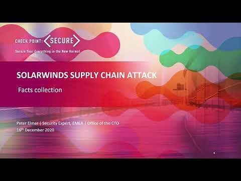 Understanding SolarWinds Orion Supply Chain Attack - Sunburst
