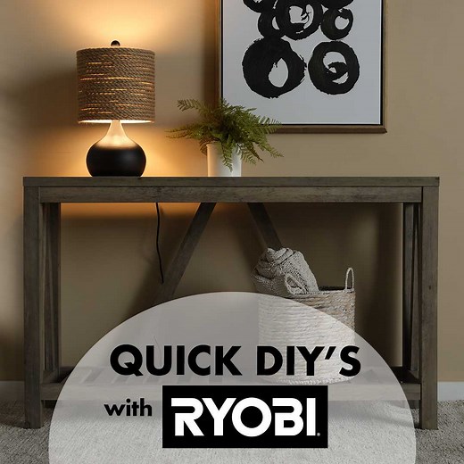 Broken lamp shade? Here’s a quick fix! Bring your damaged lamp shade back to life with this simple DIY project using the 18V ONE Dual Temperature Glue Gun. Learn more about the 18V ONE Dual Temperature Glue Gun >> bit.ly/3dfWHk1 | RYOBI TOOLS USA