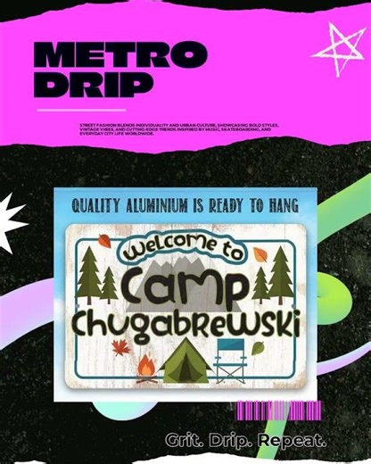 Camp Chugabrewski - Metal Sign