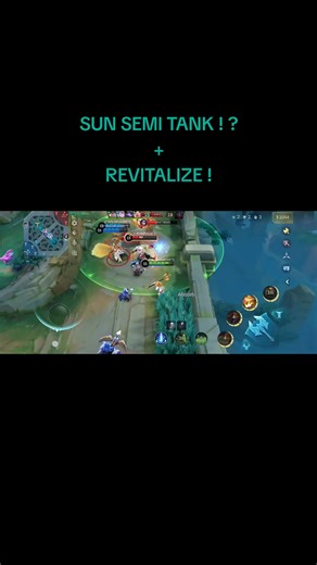sun SEMI TANK BUILD revitalize !#mobilelegends #mlbb #shorts