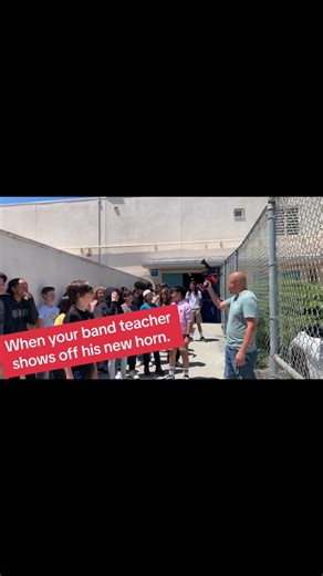 When your band teacher shows off his new horn. PC:@most normal bsd fan!!! #fyp #fypシ #band #bandmemes #music #viral #viralvideo #foryoupage