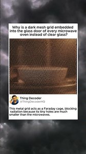 Why Microwave Doors Have A Metal Mesh