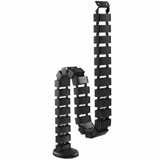 Office Spine Cable Management Organizer Under Table Adjustable Plastic Retractable Wires and Cable Management Spine