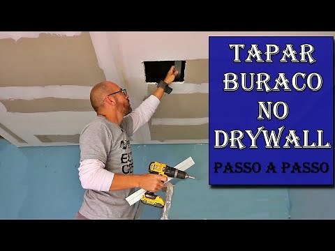 HOW TO FILL A HOLE IN DRYWALL CEILING - Repairing Plaster