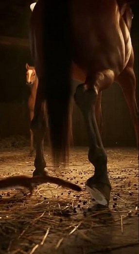 Shaky Cam Chronicles: Capturing the Raw Moment a Horse Flees a Weasel