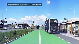 Auckland Transport has provided an update on the progress being made on the Panmure to Pakuranga section of the Eastern Busway. This project is made possible through the $28 billion transport package agreed between our Government and Auckland Council. The south-east of Auckland is one of the poorest-served areas in the Auckland region for public transport. The AMETI busway and the proposed rapid transit connection between the airport and Botany will significantly improve public transport service