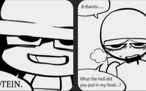 FNF Dave and Bambi/同人游戏4个版本的Red Bambi对比