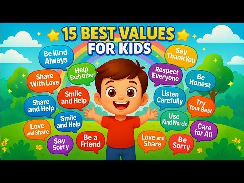 Learn Good Values with Fun | Animated Moral Lessons for Kids | Kindness, Sharing & More! 🌟