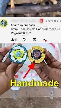 Handmade Hades kerbecs vs blast Pegasus #beybladex #beybladebattle #youtubeshorts