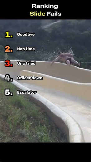 Slide Fails Ranked #fail #funny