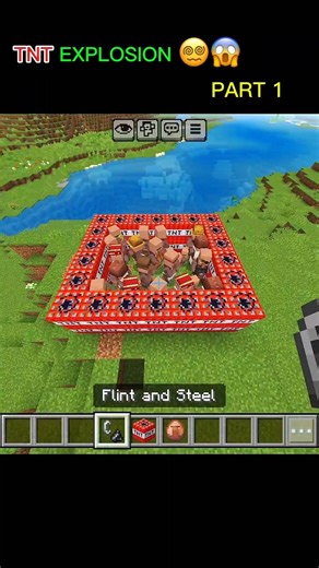 Minecraft TNT EXPLOSION 💥 | Crazy Blast Test 🔥 | Part 1 #trend #chanduogcraft