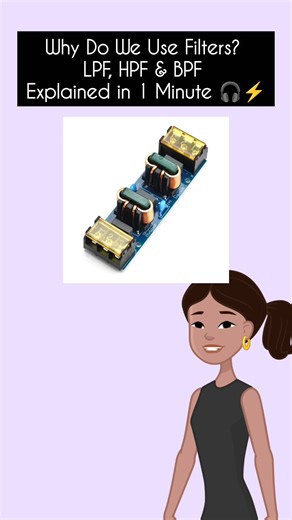 Why Do We Use Filters? LPF, HPF & BPF #filter #electronics #bandpass #lowpassfilter #shortsfeed#high