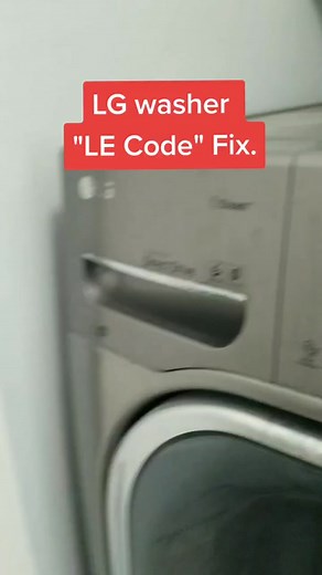 #LgWasher #LGWasherDryer #LECode #DIY #FixItYourself #HomeRepair #HowToTikTok