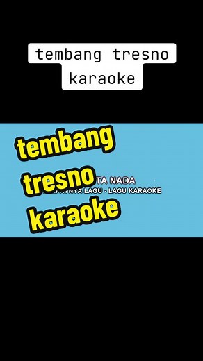 Karaoke Tembang Tresno Duet Koplo: Vokal Cowok & Dangdut