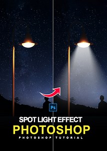 Easy Way Create Spot Light Effect in Photoshop | Photoshop Shorts Tutorial #spotlight #lighteffect #photoshoptutorial #photoshopshorts #photoshop2025 | Graphics Solution Tricks