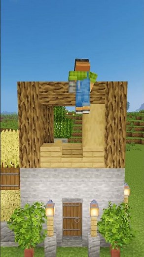 How to Build a Farmer's House in Minecraft (Tutorial)