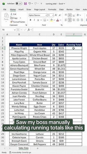 Excel SCAN Function: Automatic Running Totals | Tips & Tricks