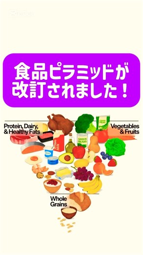 アメリカの新しい食事ガイドライン #ダイエット #産後ダイエット #foodpyramid