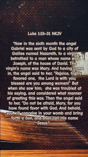Luke 1:26-31 NKJV