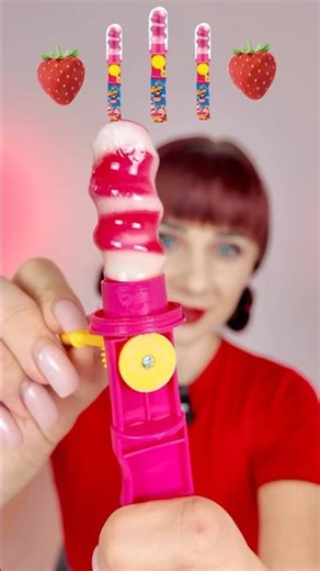 ASMR Red Spinner Lollipop #mukbang #asmr