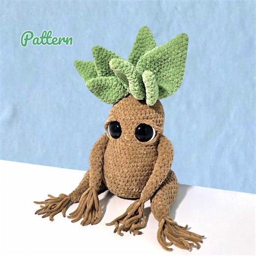 Mandrake Crochet Pattern - Etsy