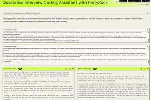 Qualitative Research Interview Coding Assistant