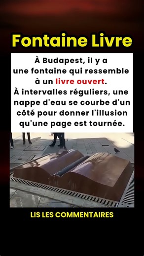 La Fontaine en Forme de Livre qui "Tourne" les Pages avec de l'Eau ! 📖💧