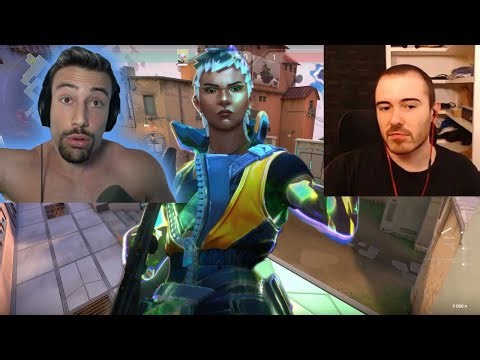 TCK E FORSAKEN TESTANDO O NOVO AGENTE DO VALORANT PELA PRIMEIRA VEZ