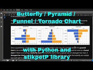 Python - Butterfly/Pyramid/Funnel/Tornado Chart with stikpetP