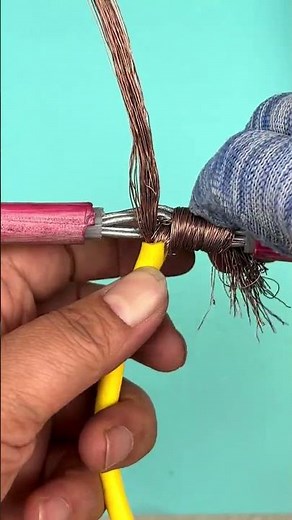 How To Fix Loose Wire Joint | Strong And Safe Electrical Connection #shortvideo #wireworks