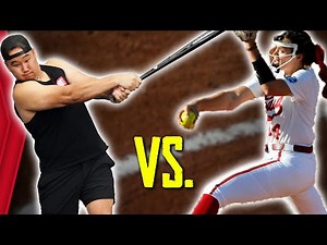 Baseball Pro vs. Softball Pitcher, Who Wins?