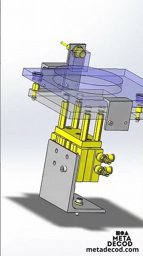 Custom design of a pallet positioning mechanism