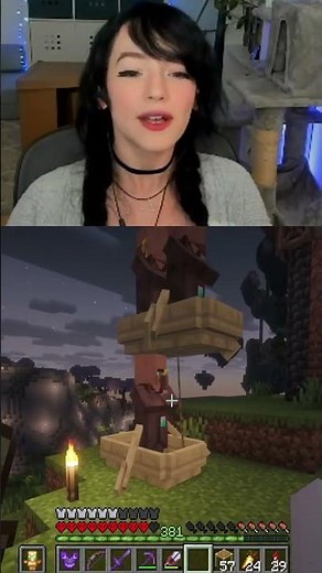 Tuto facile : empiler des Villageois sur Minecraft | #rozahen sur #Twitch