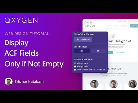 Advanced Custom Fields - Show Field Only if Not Empty