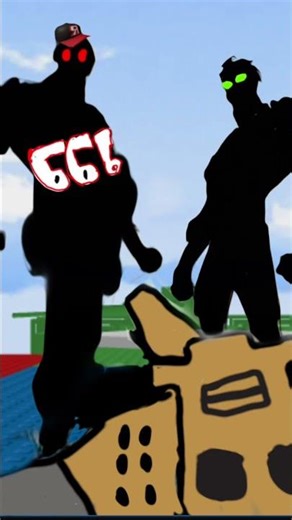 Guest 666 and bloxwatch vs Mr robot in doomspire brick battle..#shorts #roblox #invincible #guest666