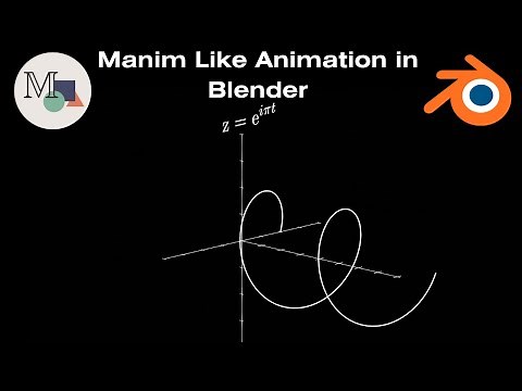 Math Motion Graphics in Blender | Manim Like Animation in Blender (No Coding)